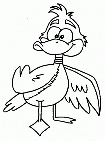 Lucky Ducky Coloring Pages