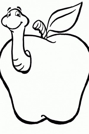Apple Coloring Pages For Kids 640×960 #4406 Disney Coloring Book 