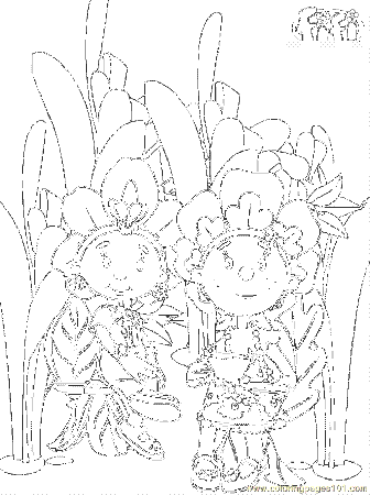 Fifi drinks flower Colouring Pages (page 3)