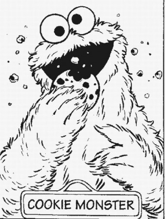 Elmo Coloring pages to Print Free and Cookies | Coloring Pages For 