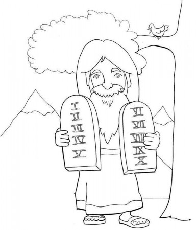 Moses Coloring Pages | Moses Bible | The Story of Moses
