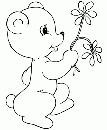 Teddy Bear Coloring Pages For Kids | Great Coloring Pages