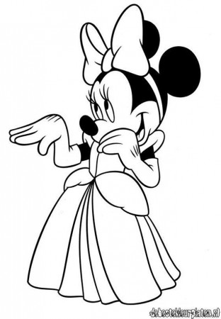 Minnie Mouse coloring pages - Free printable coloring pages