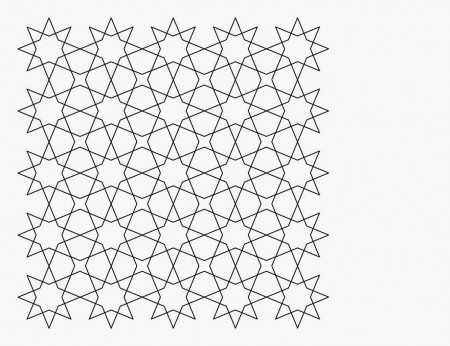 Printable tessellation pattern