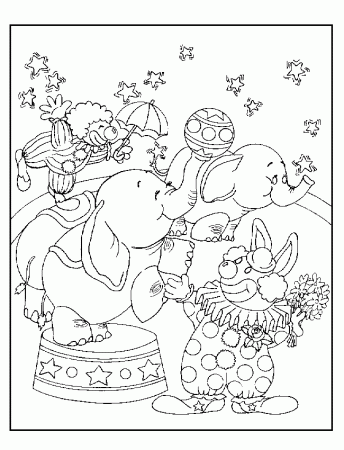 Circus Coloring Pages