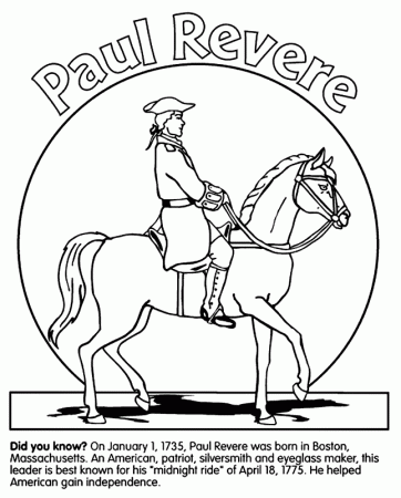 Aussie Pumpkin Patch: Revolutionary War: Paul Revere