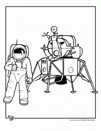 Space Astronauts Coloring Pages ... | Kids / Coloring pages