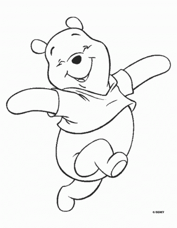 Winnie The Pooh Bear | Disney Coloring Pages