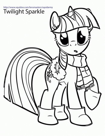 My Little Pony Coloring Pages Squid Army 1933 Coloring Pages For 
