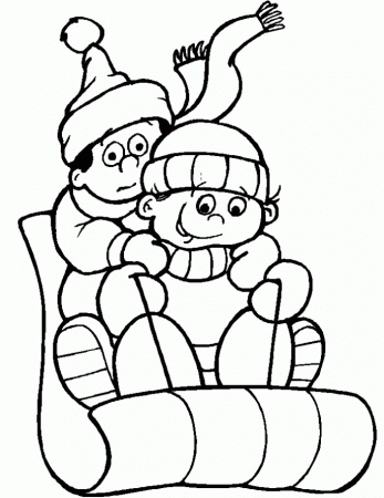 Free Printable Coloring Pages Winter