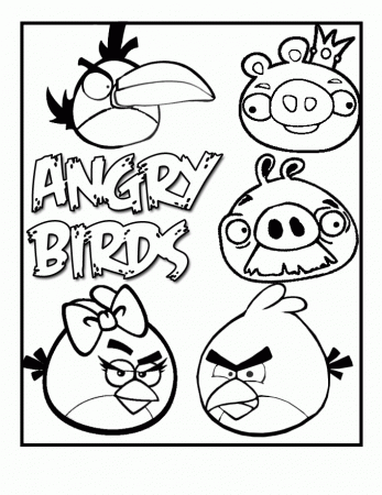 Angry Birds Coloring Pages For Kids Printable | Coloring Pages