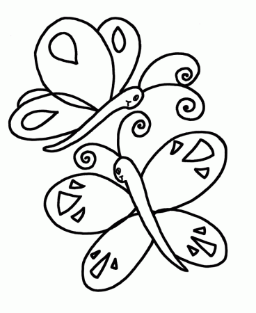 Simple Coloring Pages For Kids