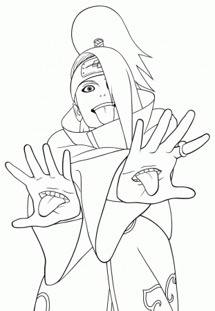 aiya i naruto Colouring Pages