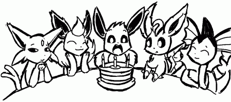 Eevee Birthday Party by Keijimatsu on deviantART
