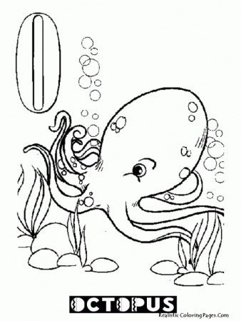 Printing Animal Alphabet Octopus | Laptopezine.