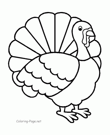 thanksgiving turkey Colouring Pages