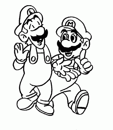 Dibujos para colorear de Super Mario, Plantillas para colorear de 