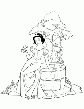 Snow White And The Seven Dwarfs | Coloring