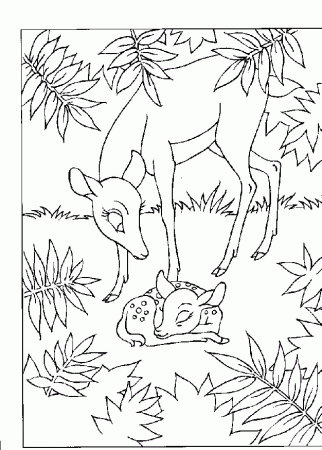 banbi Colouring Pages (page 2)