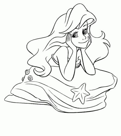 Ariel Printable Coloring Pages - Free Printable Coloring Pages 