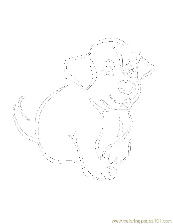 baby dogs Colouring Pages (page 2)