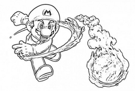 Latest Wii Super Mario Galaxy Coloring Pages - deColoring