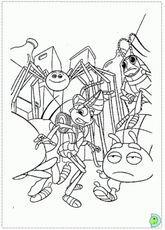 a bugs life coloring page 445 | HelloColoring.com | Coloring Pages