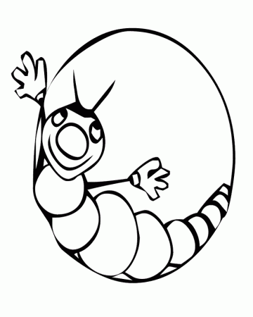 Caterpillar Coloring Pages and Book | UniqueColoringPages