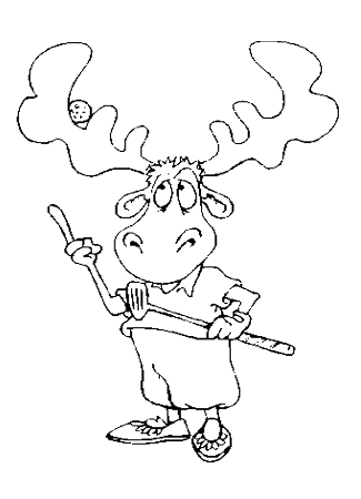 Moose Gulf printable coloring pages | Coloring Pages