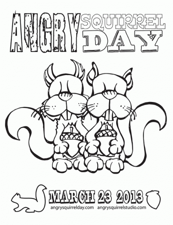 Happy Angry Squirrel Day!
