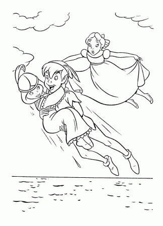 Peterpan Coloring Pages