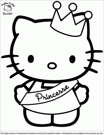 hello kitty co Colouring Pages (page 2)