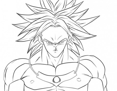 Dbz Coloring Pages Broly Free Get This Nice Hagio Graphic 142496 