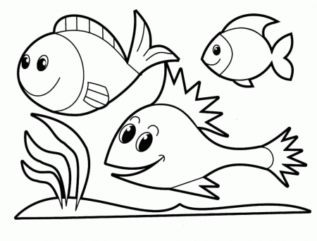 Fish Coloring Pages | Download HD Wallpapers