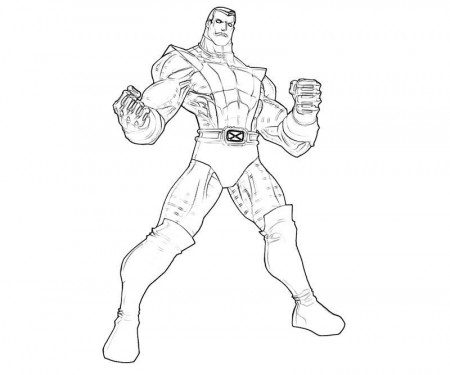x men colossus coloring pages | Coloring Pages For Kids