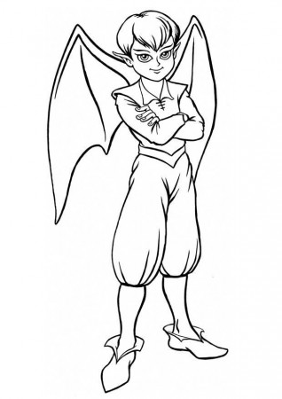 Coloring page elf - img 8893.