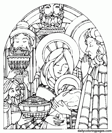 Jesus Christmas Coloring Pages - Free Printable Coloring Pages 
