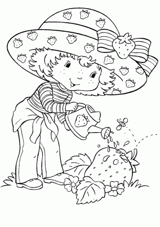 Strawberry Shortcake Coloring Pages | Learn To Coloring