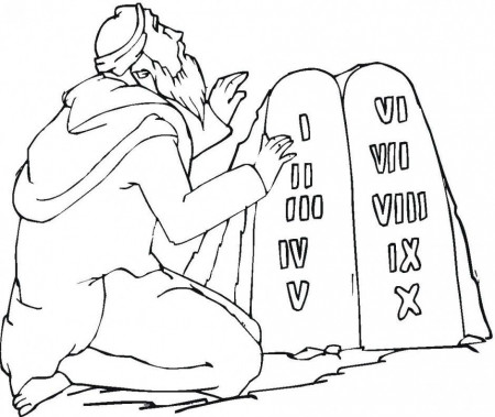 Moses Printable Coloring Pages 294448 Moses Coloring Pages For Kids