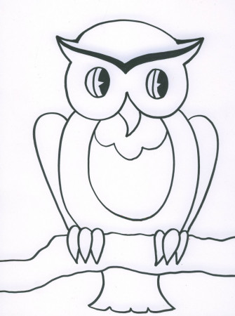 Easy Owl Drawing For Kids Images & Pictures - Becuo