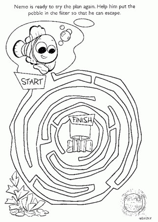 nemo characters Colouring Pages (page 3)