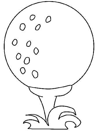 Golf 3 Sports Coloring Pages & Coloring Book