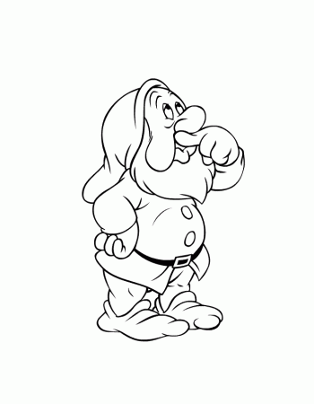 kids under snow white and the seven dwarfs coloring pages