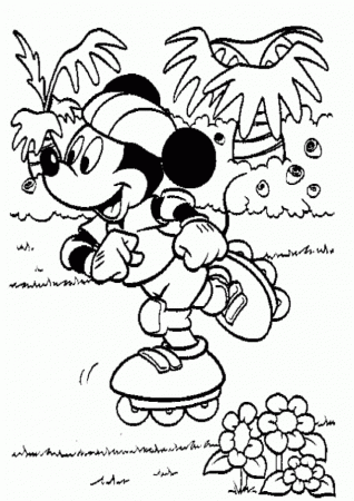 Mickey Mouse Coloring Pages Coloringmates Print Mickey Mouse 