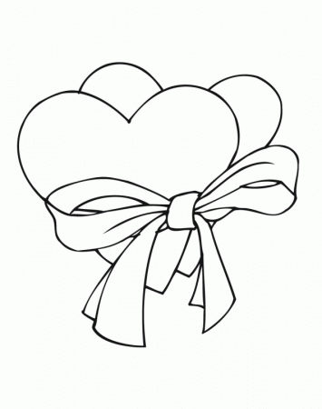 Printable Heart Coloring Pages Coloring Book Area Best Source 