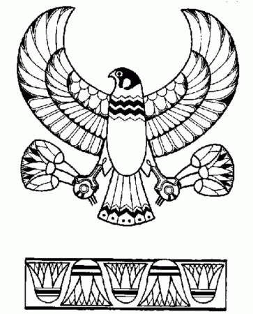 King Of Egypt Pharaoh Coloring Page - Education Coloring Pages on 
