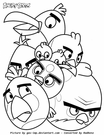Pile Of Angry Birds Coloring Pages Id 101261 Uncategorized Yoand 