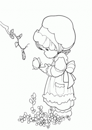 Precious Moments Coloring Pages To Print - Precious Moments 