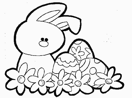 Bunny Coloring Pages For Kids 242 | Free Printable Coloring Pages