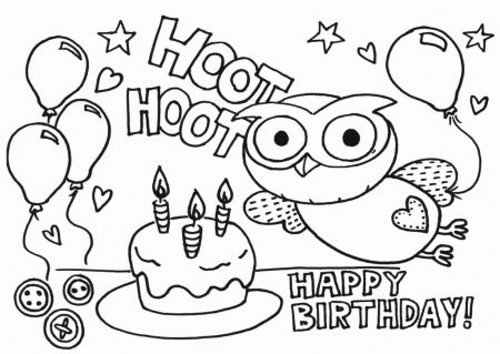 Milk Eyes Giggle And Hoot Free Colouring Pages Birthday Printable 